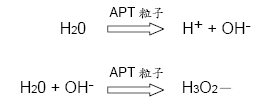 APT活水器的粒子反應式